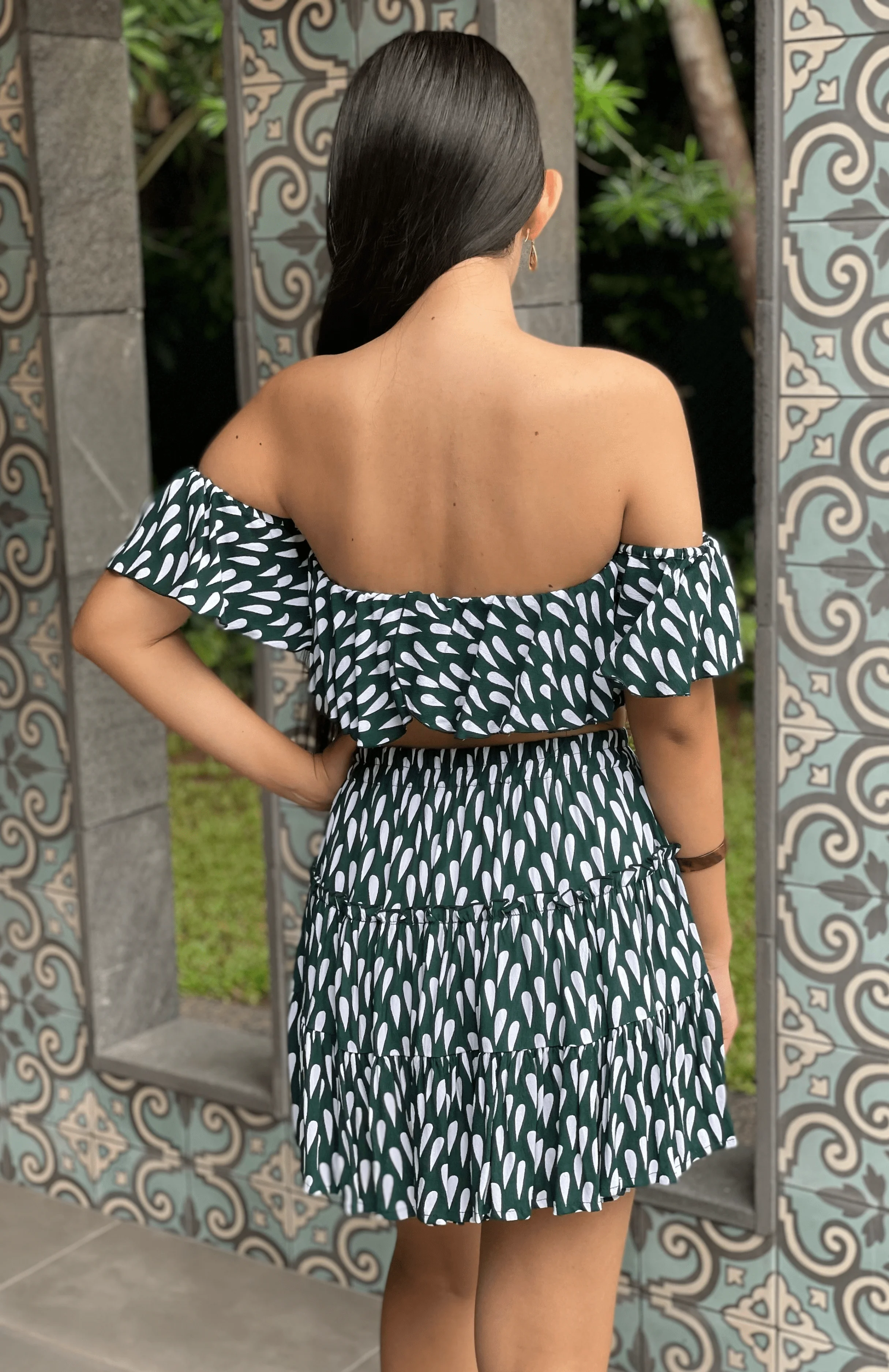 Emi Crop - Drizzling Emerald - Image 5