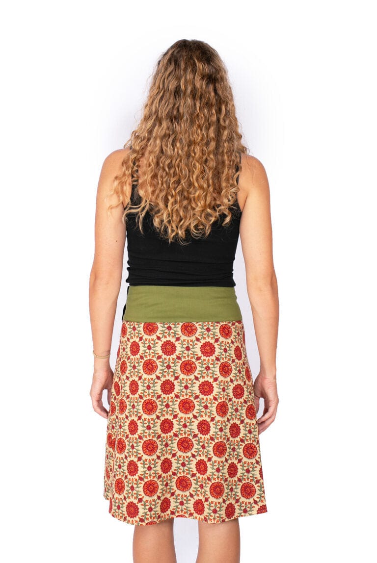 Om Design New Energy Skirt (Long)-Midnight Garden/Rustic Vines - Image 4