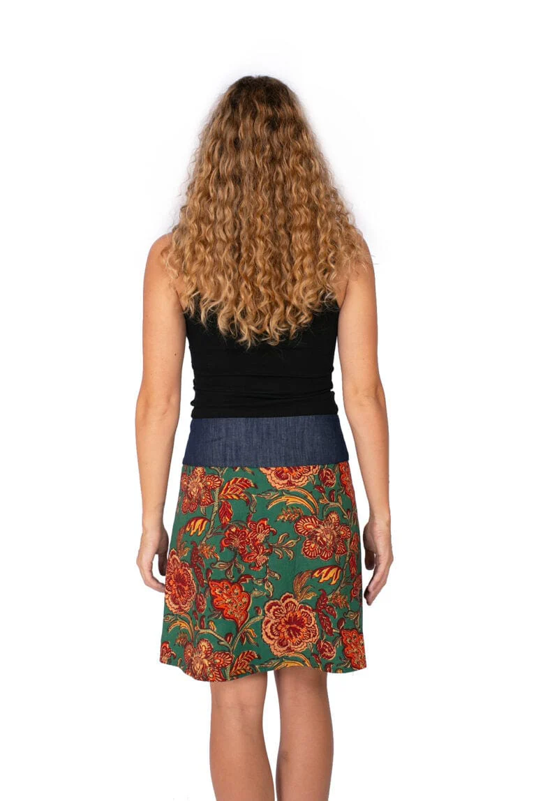 OM Designs New Energy Skirt (Short)- Forest Dreams/Night Bouquet - Image 3