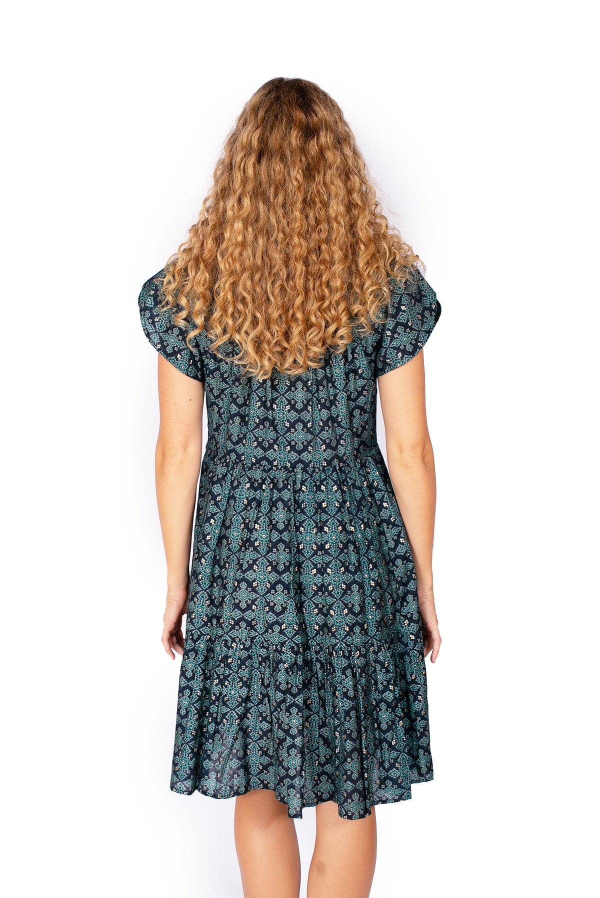 OM Design Sasha Dress - Diamond Gold - Image 2
