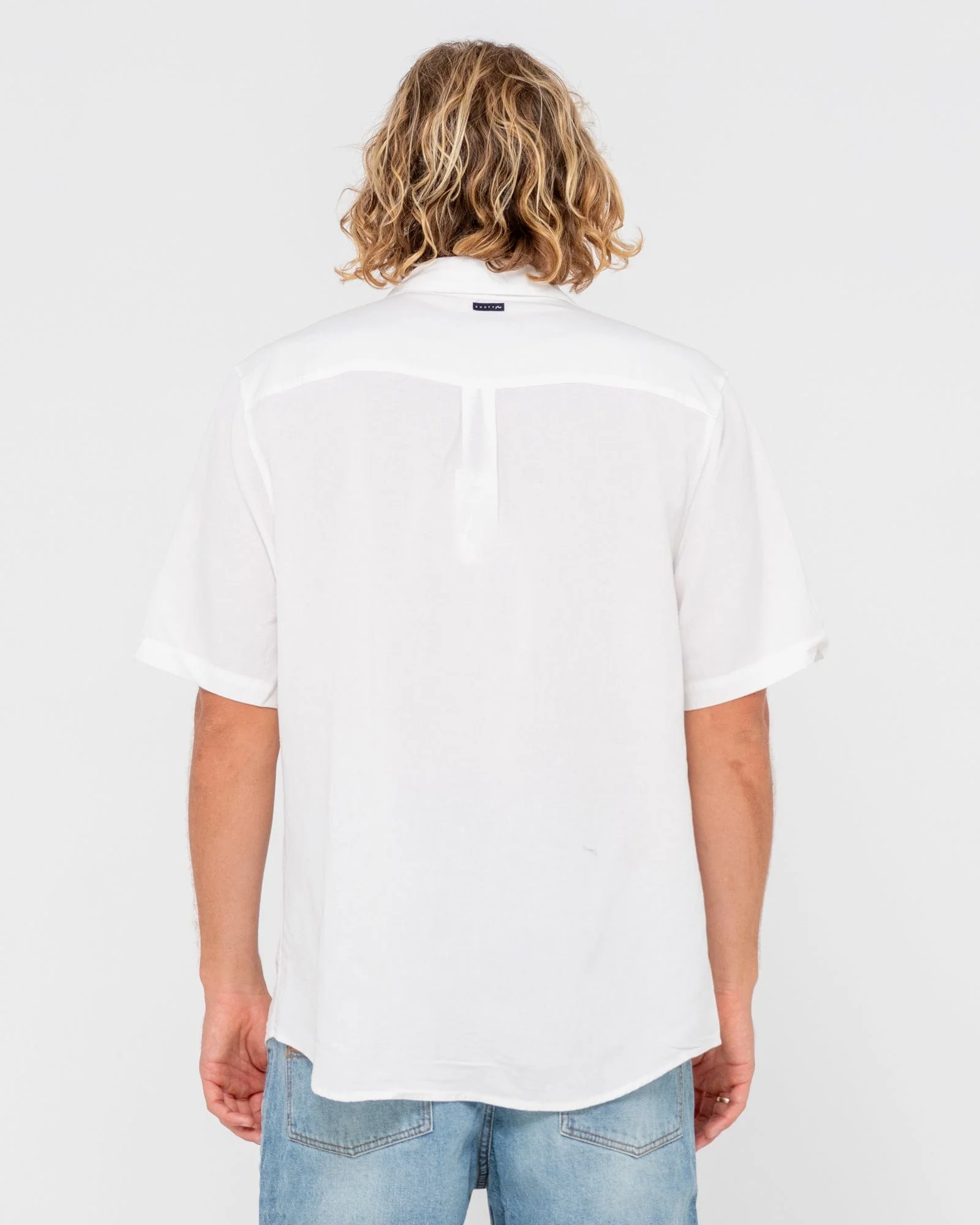 Overtone Short Sleeve Linen Shirt - Image 12