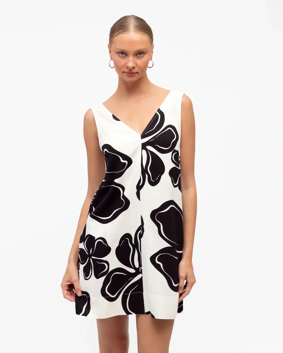 Paper Heart Hana Flower Drawstring Mini Dress - Image 6