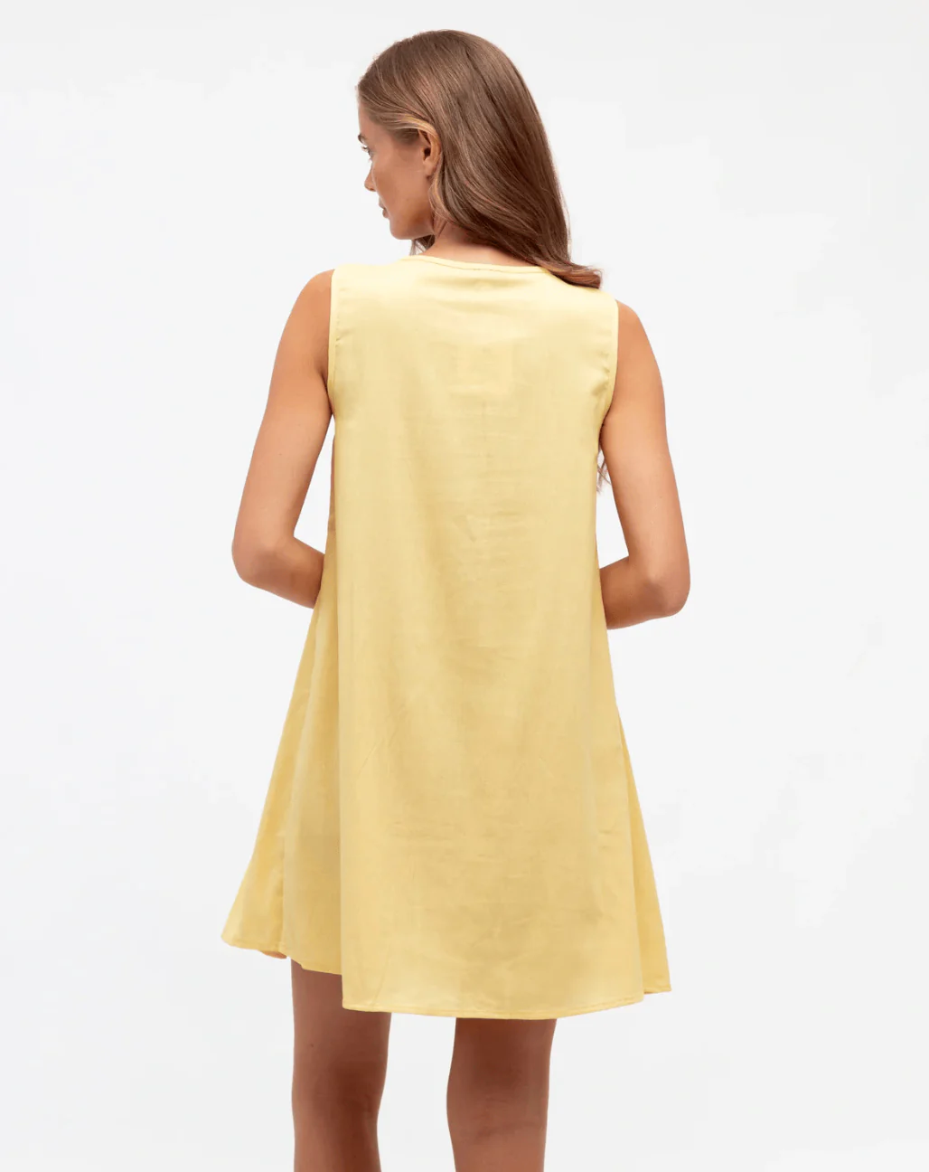 Paper Heart Pleated Short Dress - Image 7