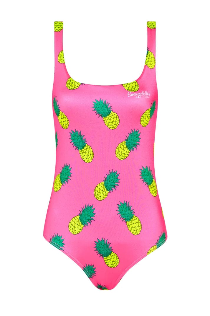 Poolside One Piece in Pink Fineapples