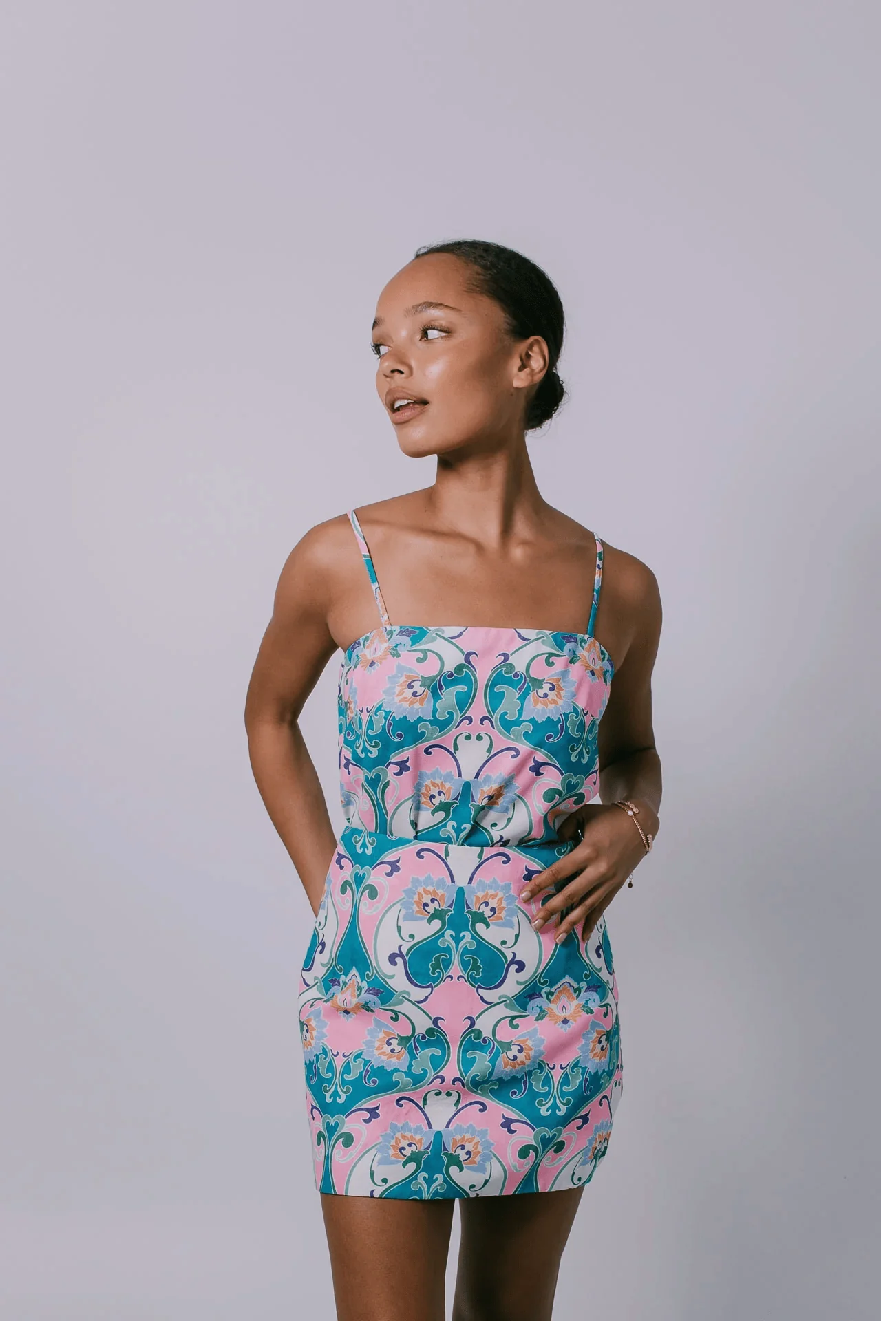 Zella Rhodes Mini Skirt - Charm Print