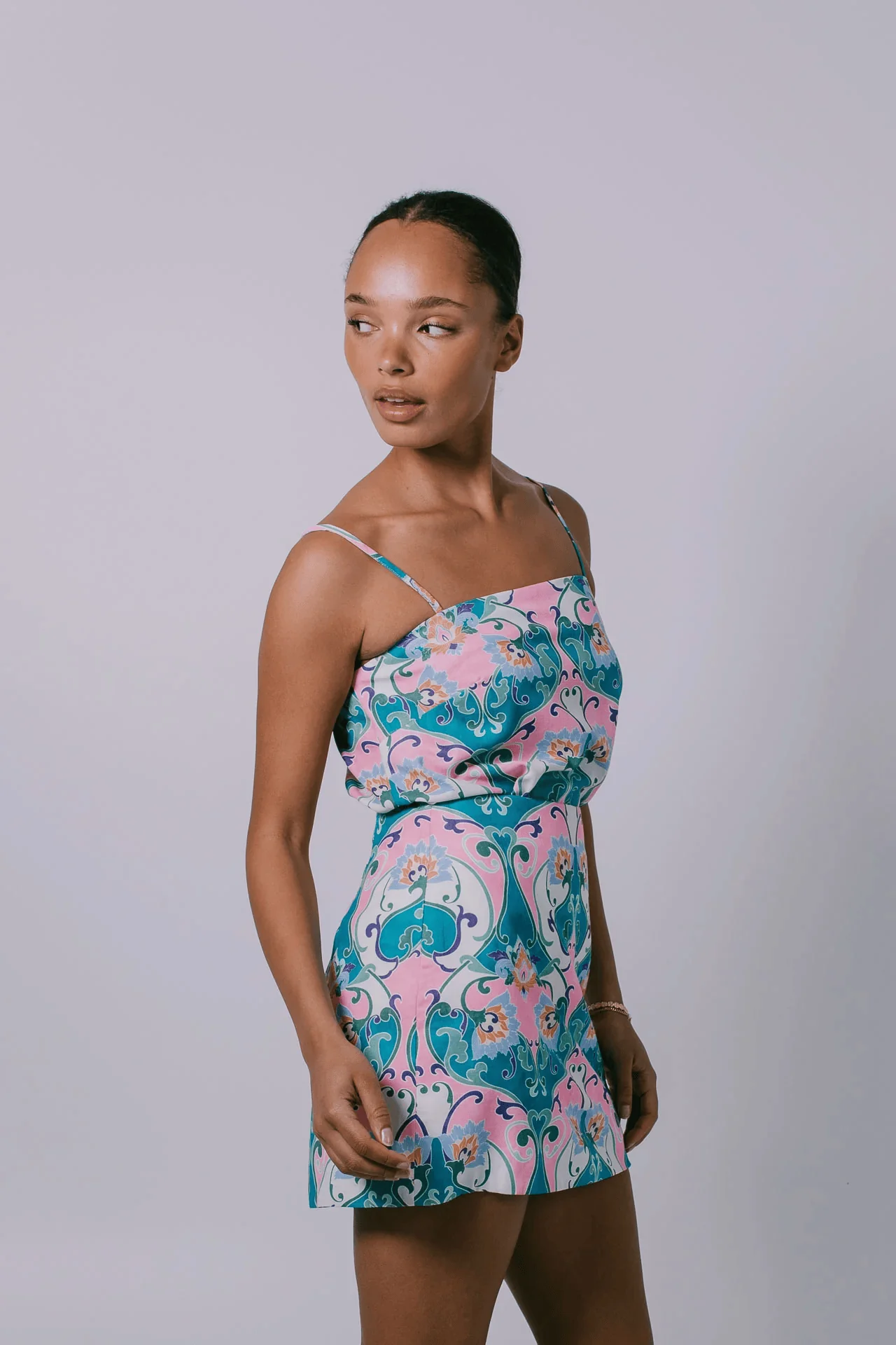 Zella Rhodes Mini Skirt - Charm Print - Image 2
