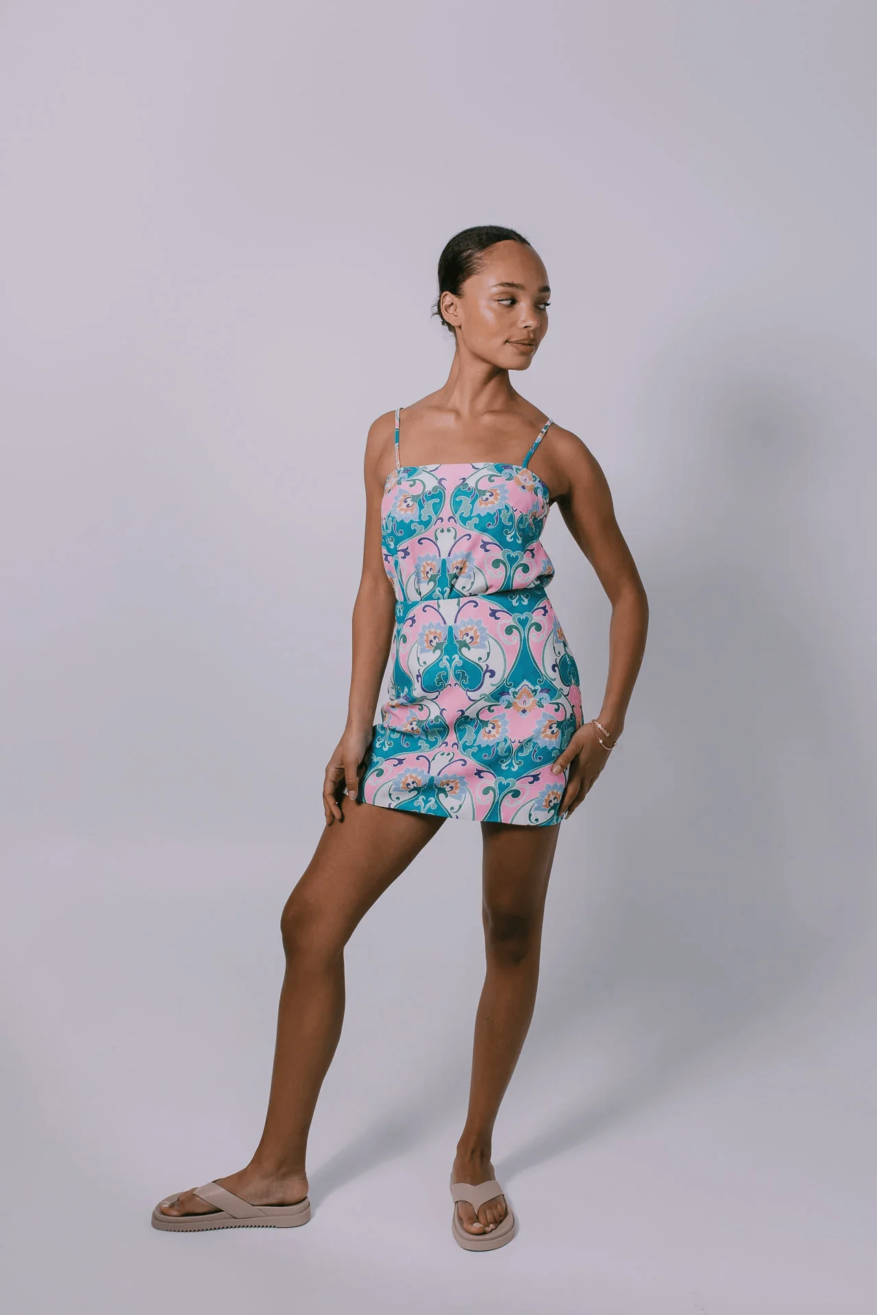 Zella Rhodes Mini Skirt - Charm Print - Image 4