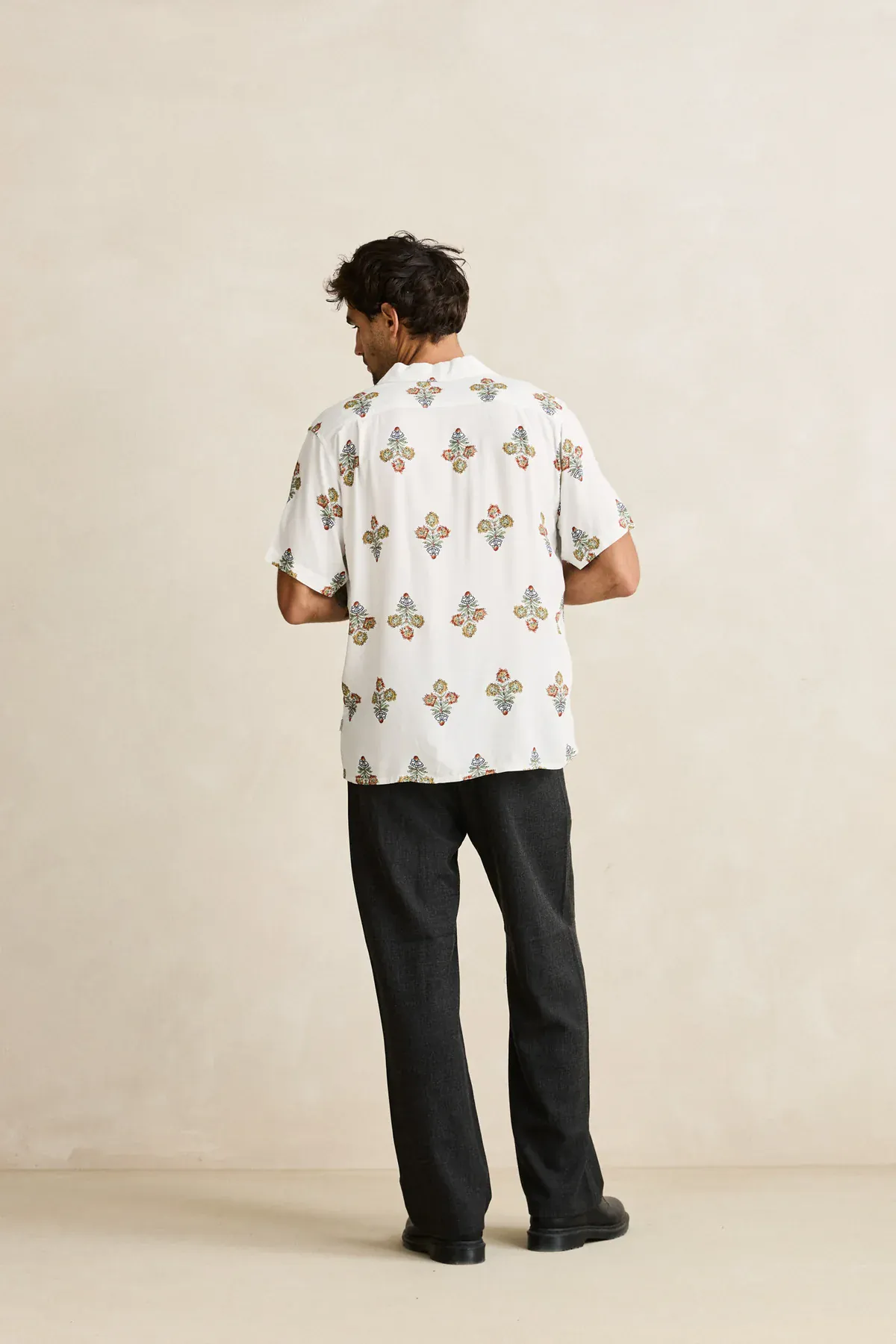Rhythm Bouquet SS Shirt - Natural - Image 2
