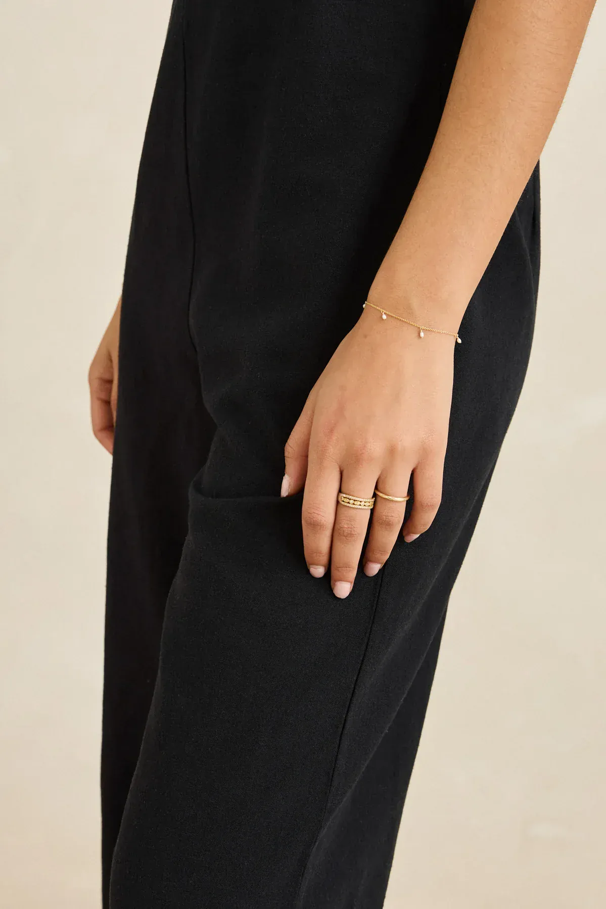 Rhythm Classic Jumpsuit - Black - Image 5