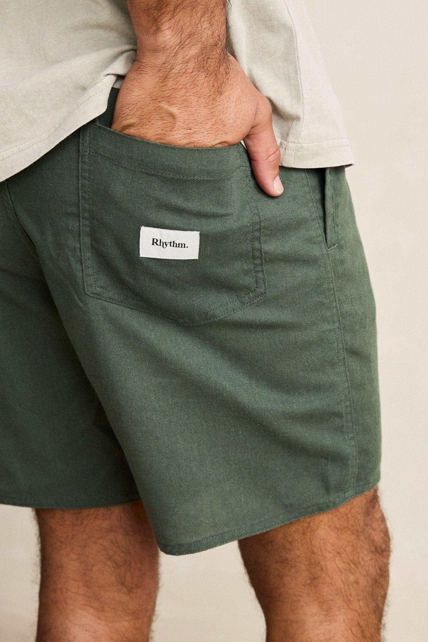 Rhythm Classic Linen Jam - Green - Image 2