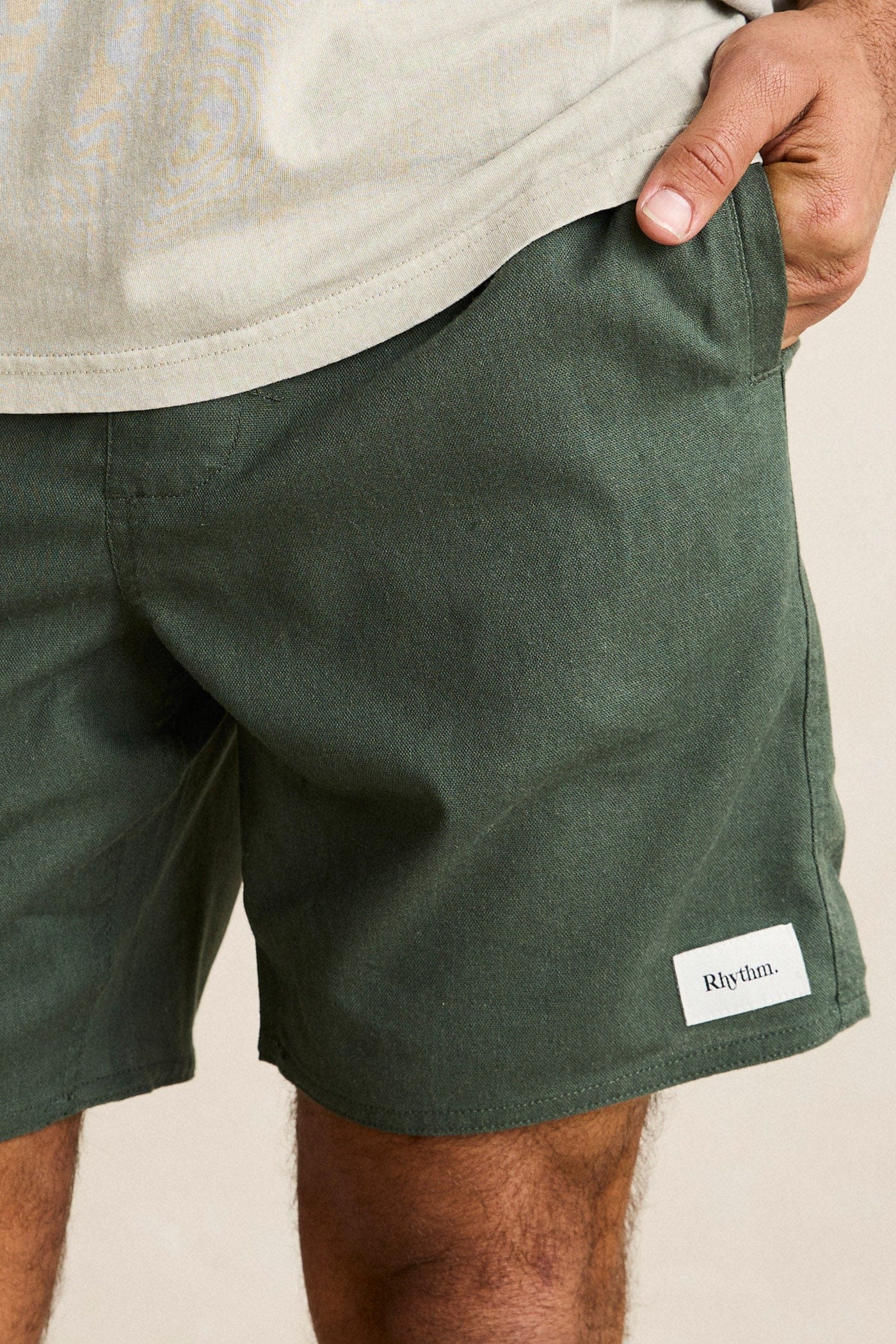 Rhythm Classic Linen Jam - Green - Image 3