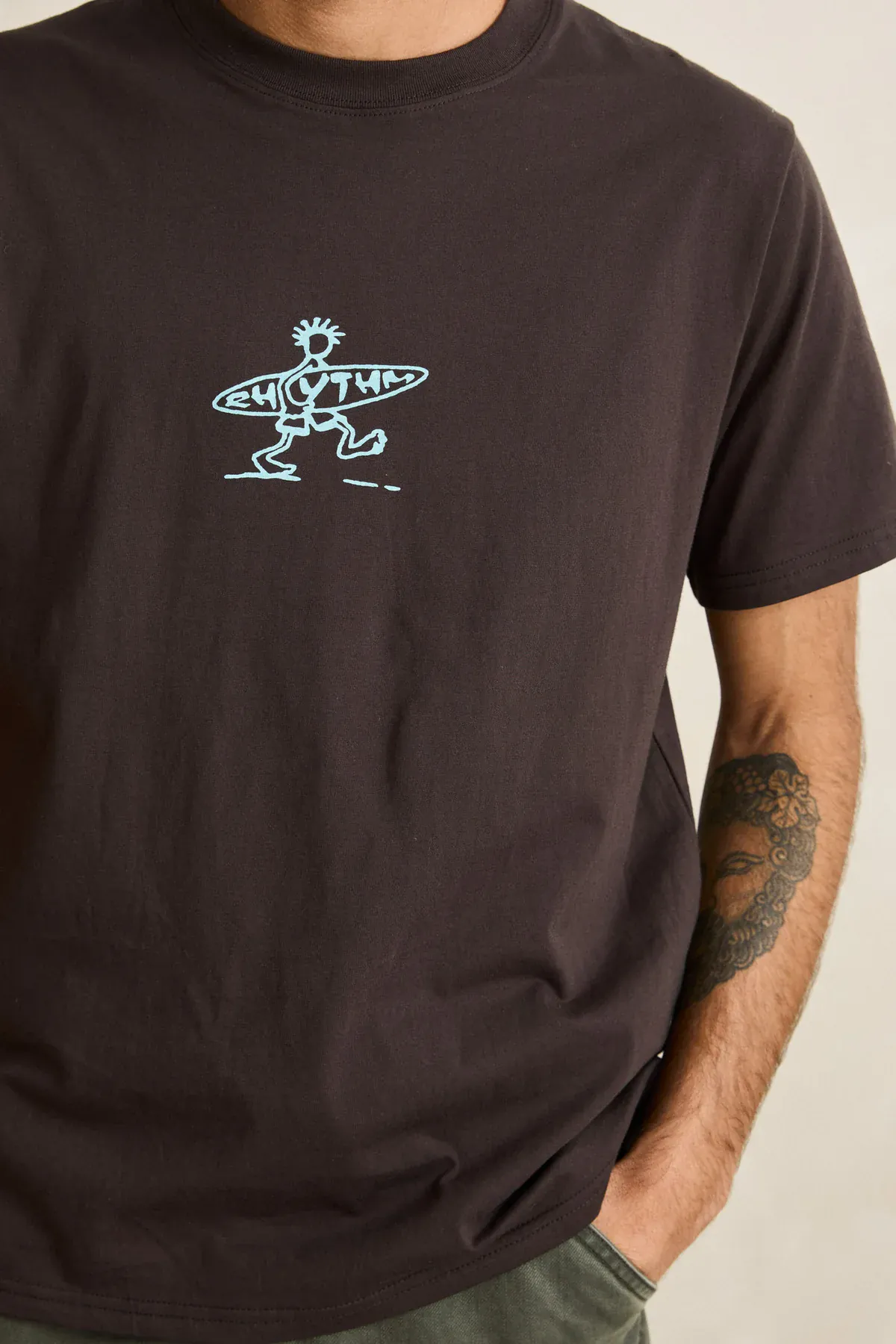 Rhythm Drifter SS T-shirt - Vintage Black - Image 3