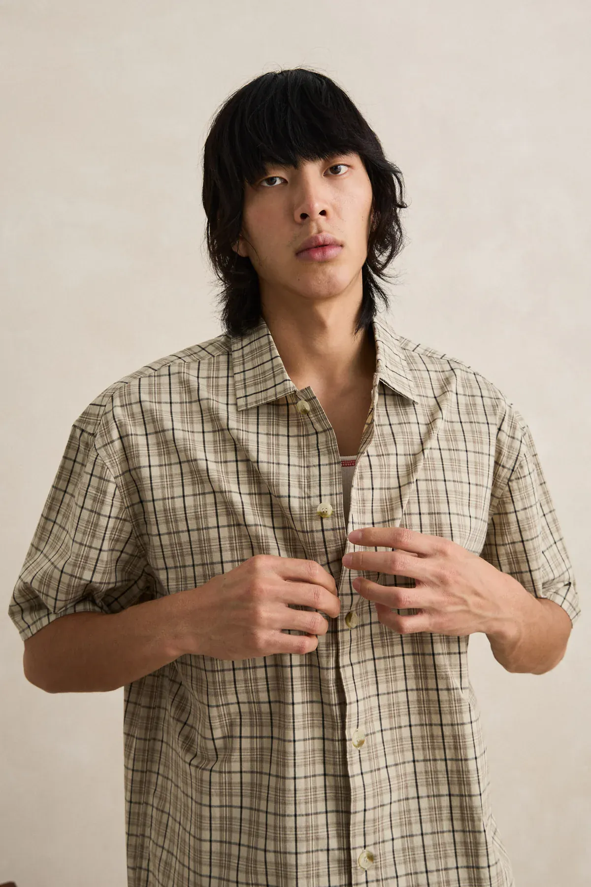 Rhythm Longreach Relaxed SS Shirt - Cream - Image 4