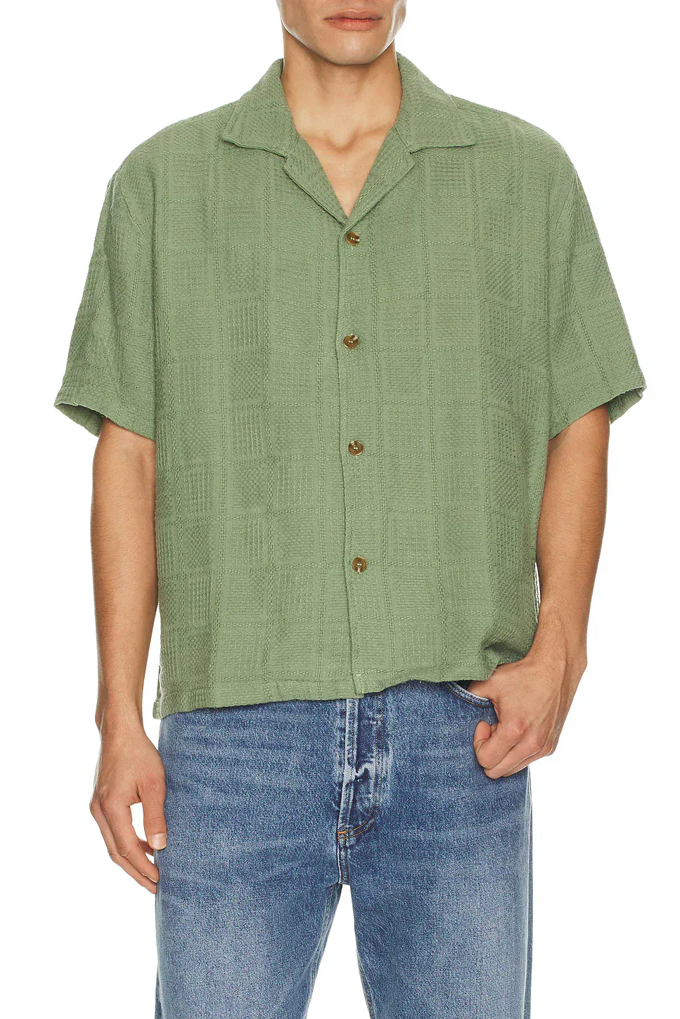 Rhythm Oasis SS Shirt - Desert Grass - Image 2