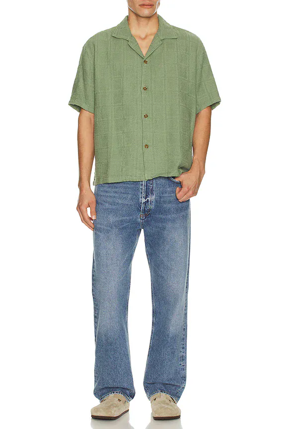 Rhythm Oasis SS Shirt - Desert Grass - Image 4