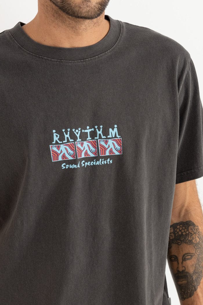 Rhythm Sound Specialist Vintage SS T-Shirt - Vintage Black - Image 2