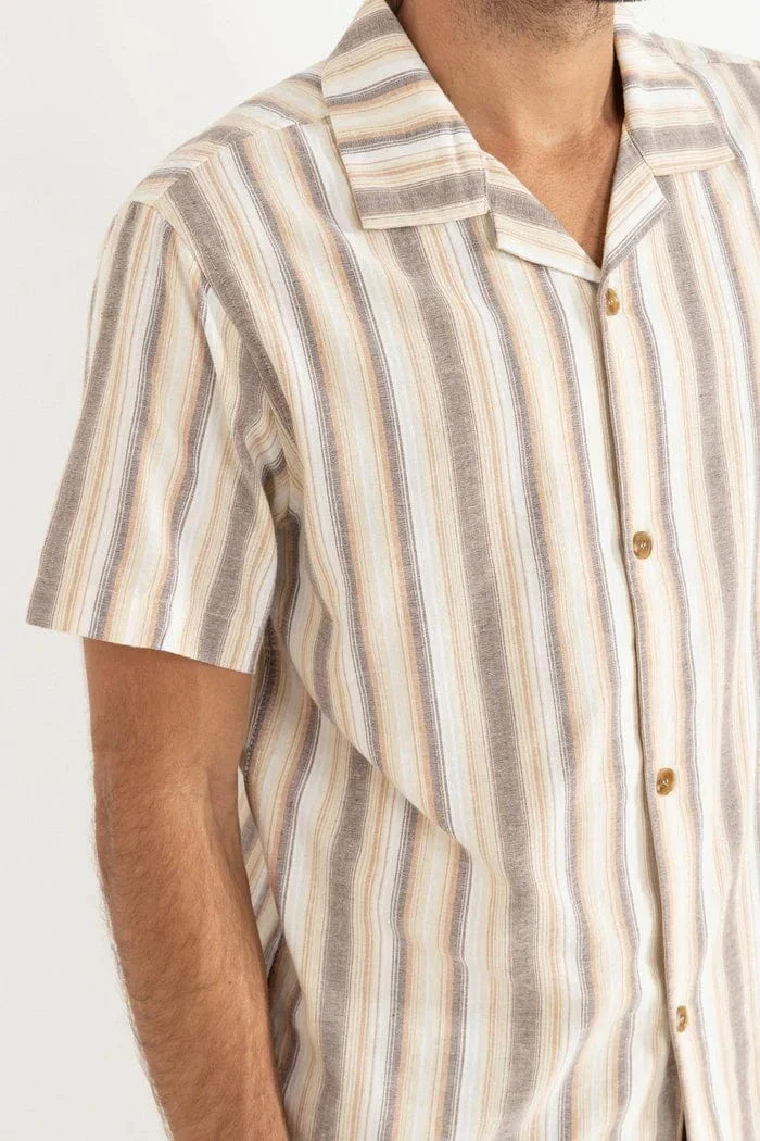 Rhythm Vacation Stripe SS Shirt - Tobacco - Image 3
