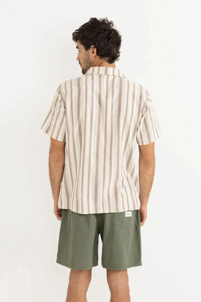 Rhythm Vacation Stripe SS Shirt - Tobacco - Image 4