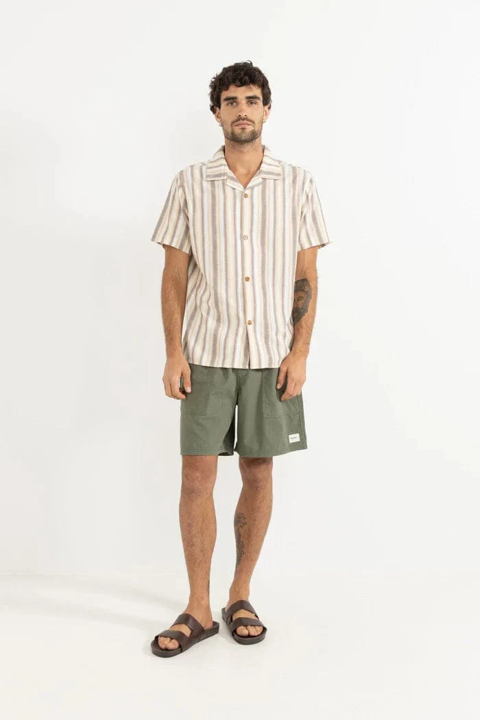 Rhythm Vacation Stripe SS Shirt - Tobacco - Image 5