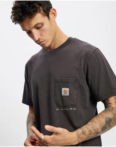 Rhythm Vintage Pocket SS T-Shirt - Ink - Image 4