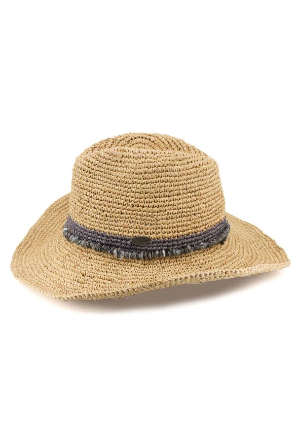 Castaway Handwoven Raffia Cowboy - Image 3