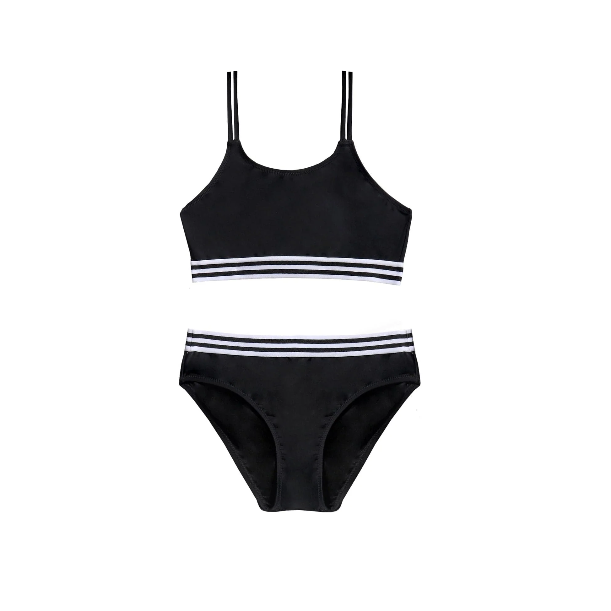 Salty Ink Girls Salty Bikini Set - Black - Image 6