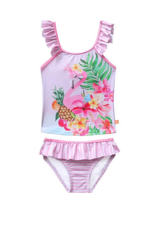 Salty Ink Girls Miss Vacay Singlet Bikini