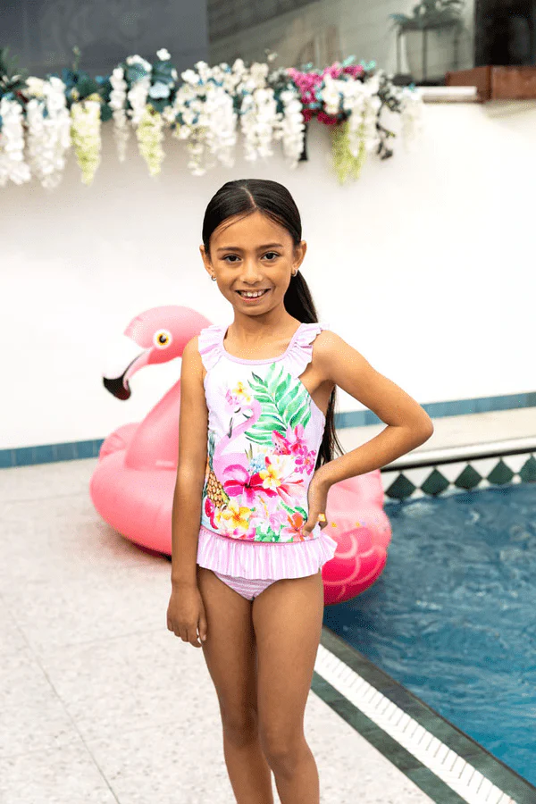 Salty Ink Girls Miss Vacay Singlet Bikini - Image 2
