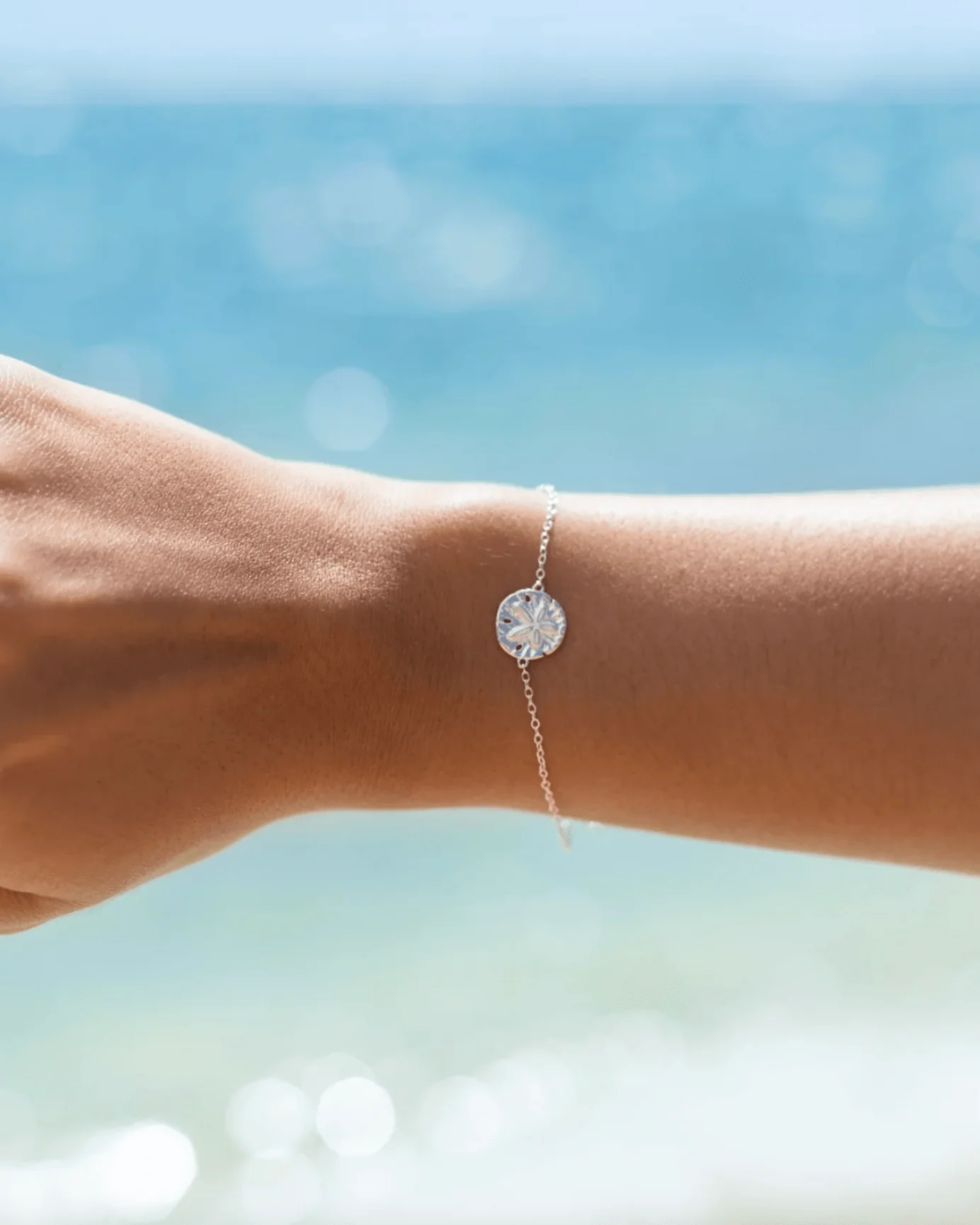 Malakai Sand Dollar Bracelet - Silver - Image 3