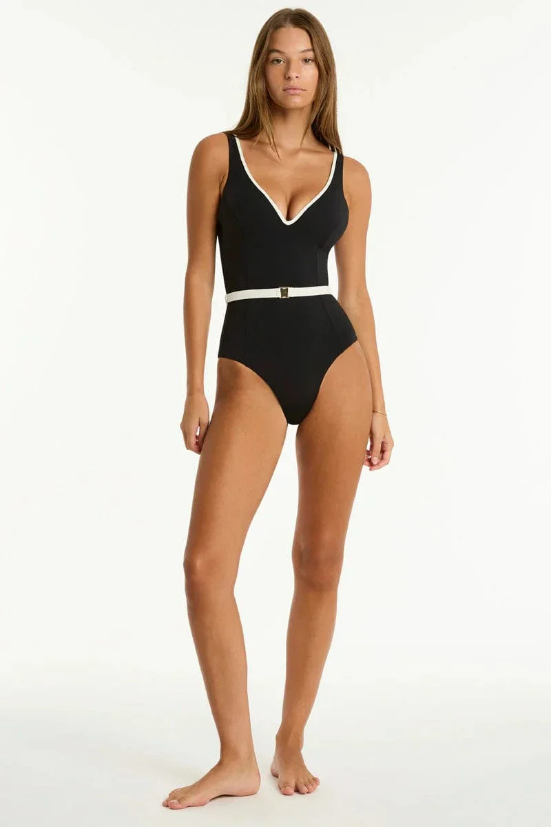 Sea Level Babylon Plunge One Piece - Image 3