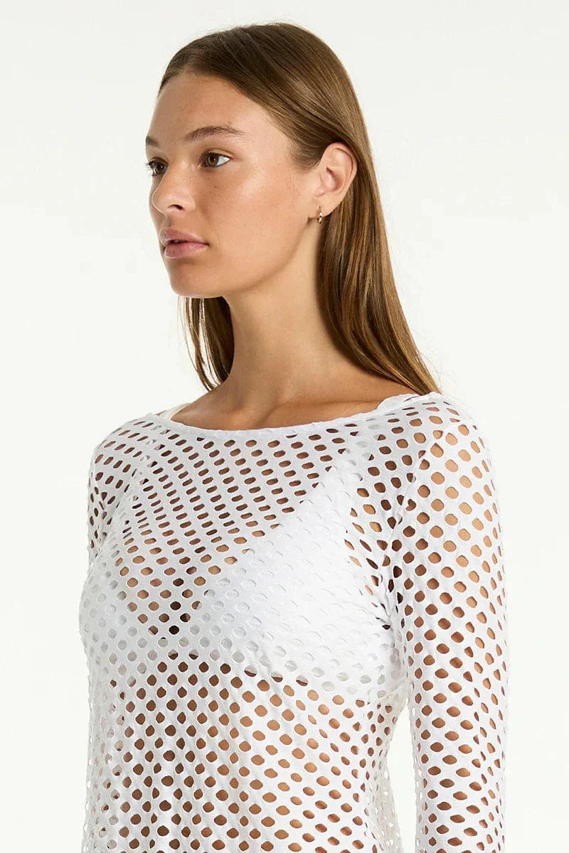Sea Level Castaway Mesh Cover Up - Image 7