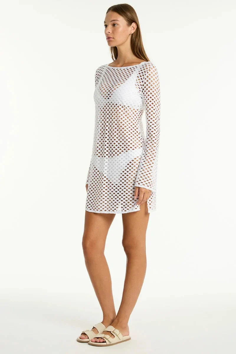 Sea Level Castaway Mesh Cover Up - Image 9