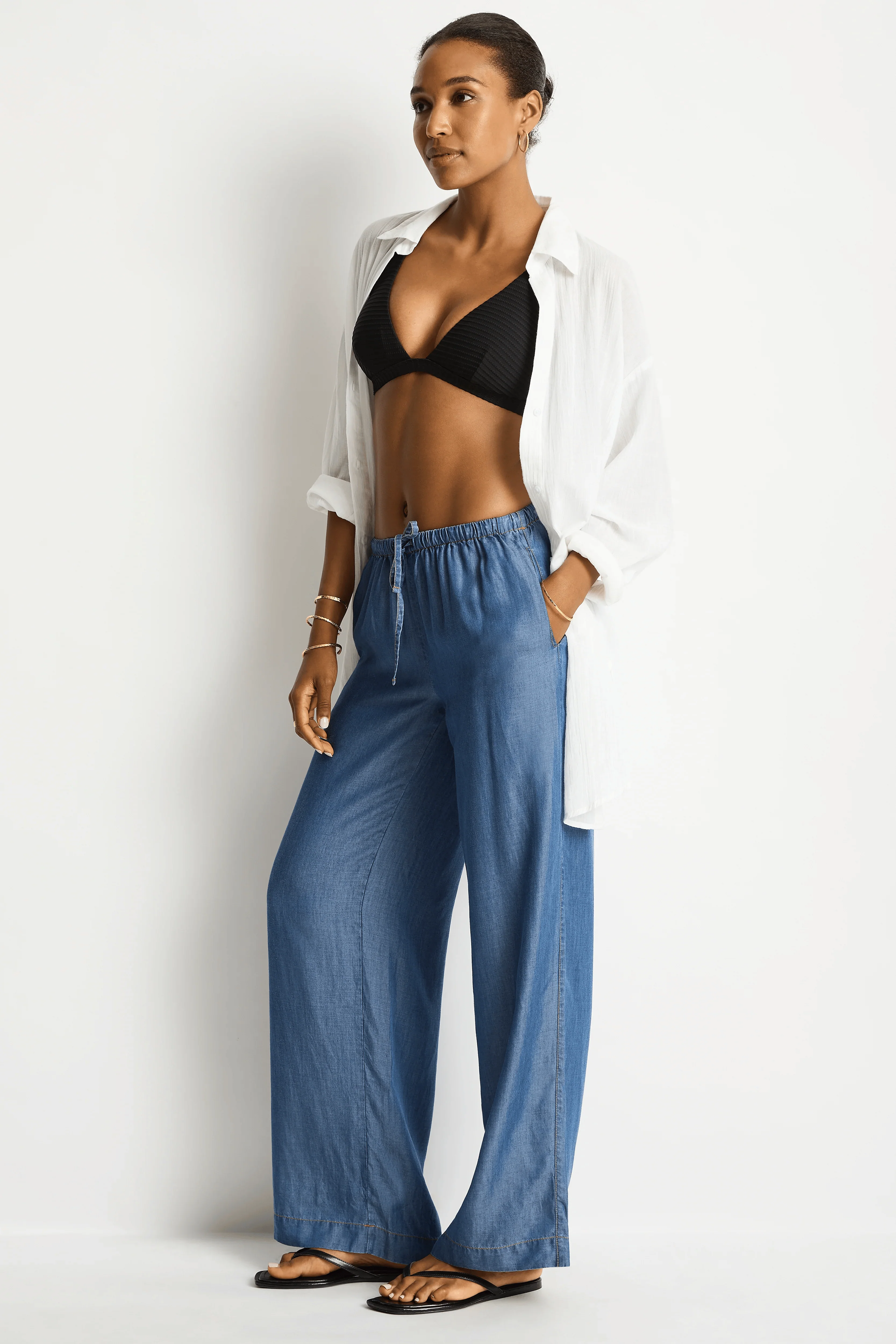 Sea Level Denim Surf Tide Pant - Denim*