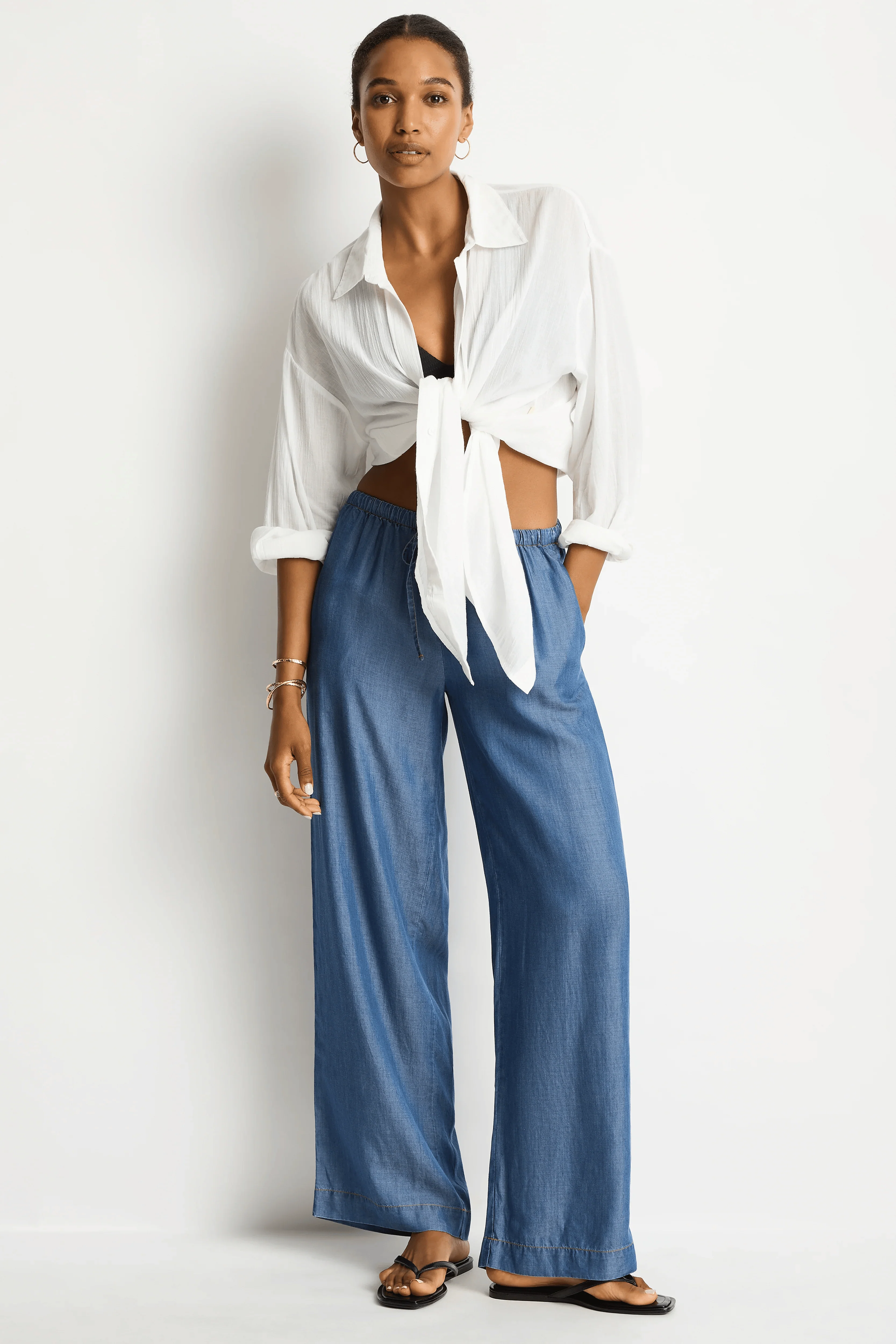 Sea Level Denim Surf Tide Pant - Denim* - Image 3