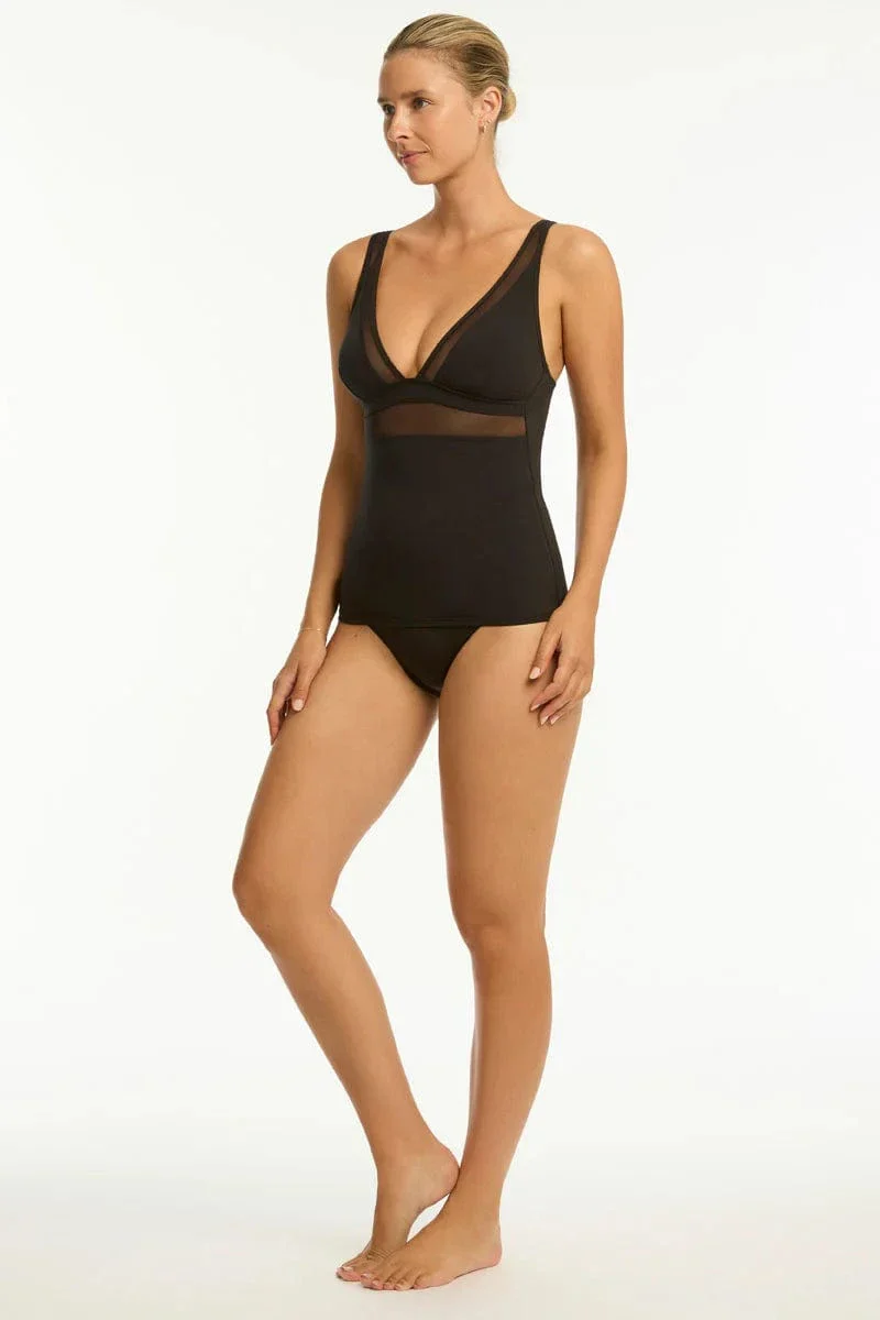 Sea Level Eclipse Longline Tri Tankini - Image 4