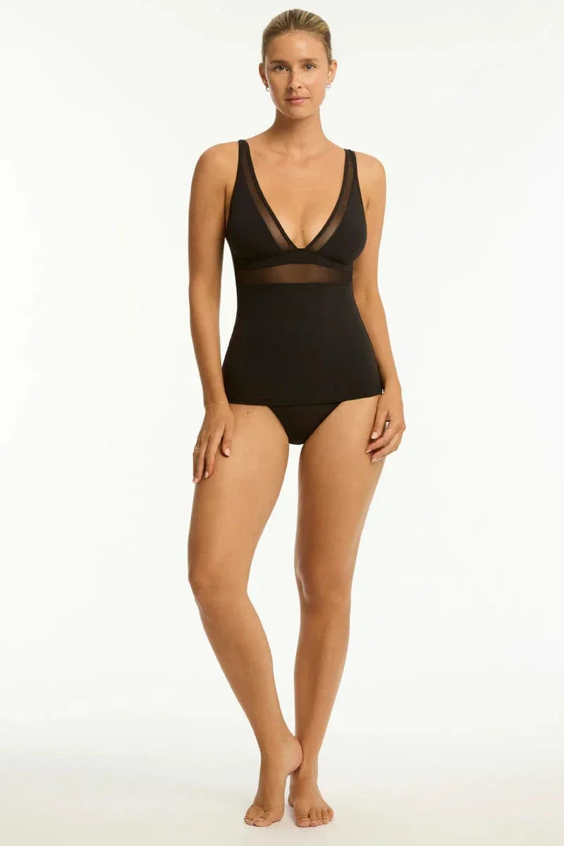 Sea Level Eclipse Longline Tri Tankini - Image 5