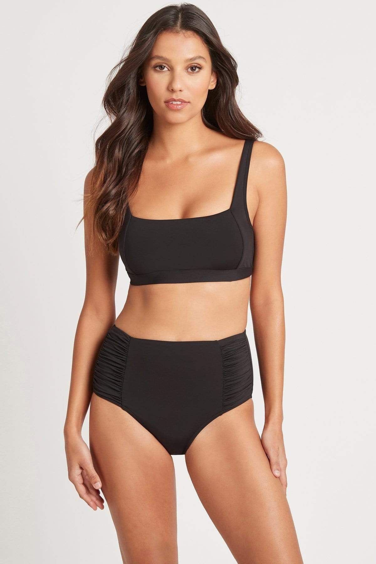 Sea Level Essentials Gathered Side High Waist Pant - Image 2