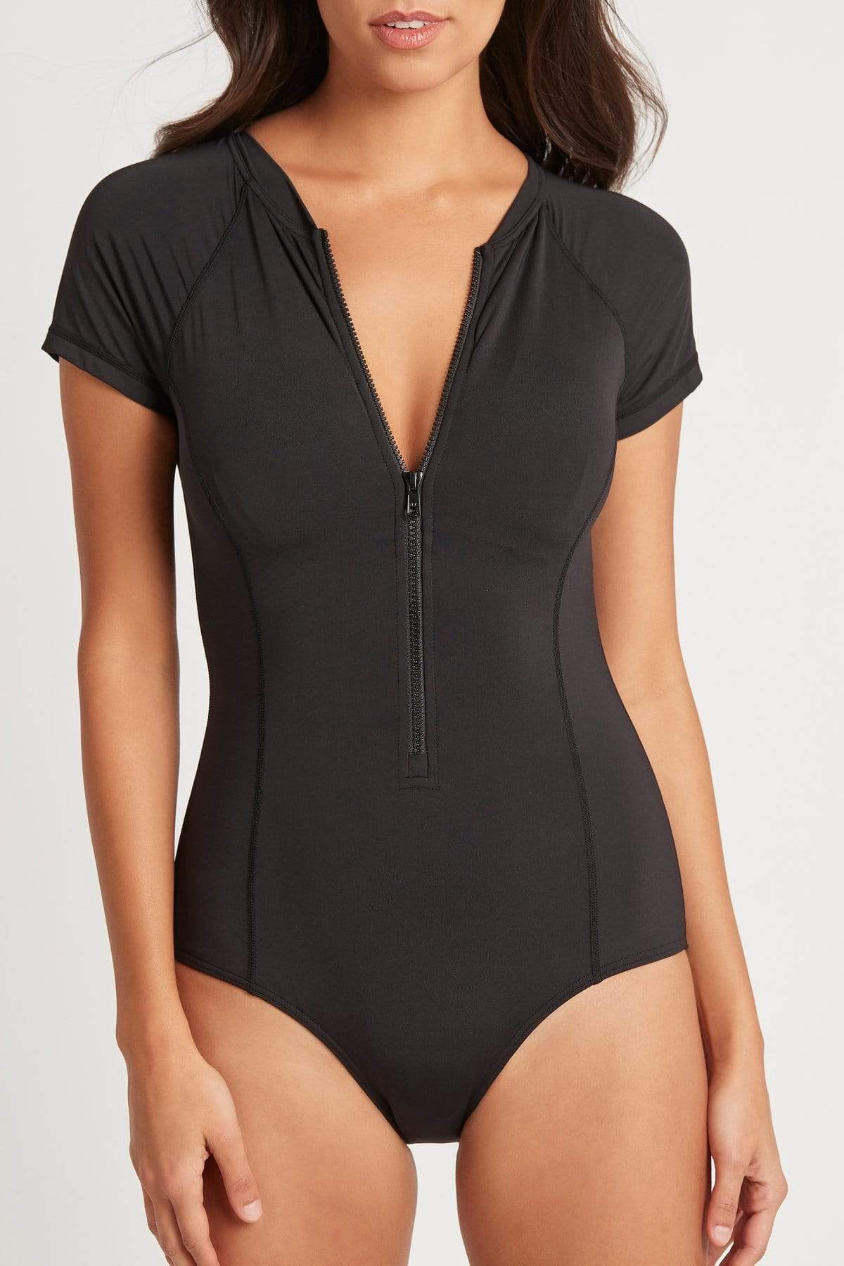 Sea Level Essentials Short Sleeve Multifit One Piece - Image 2