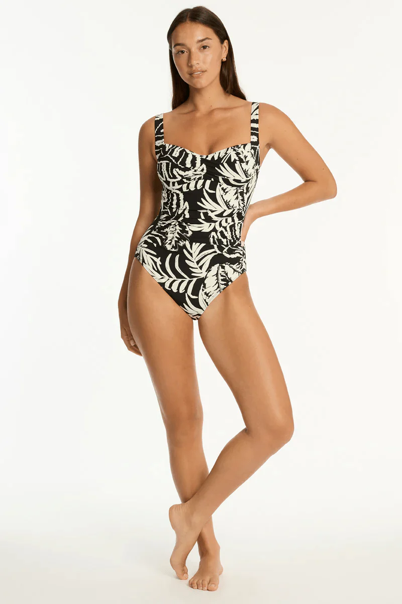 Sea Level Jungle Book Twist Front Multifit One Piece