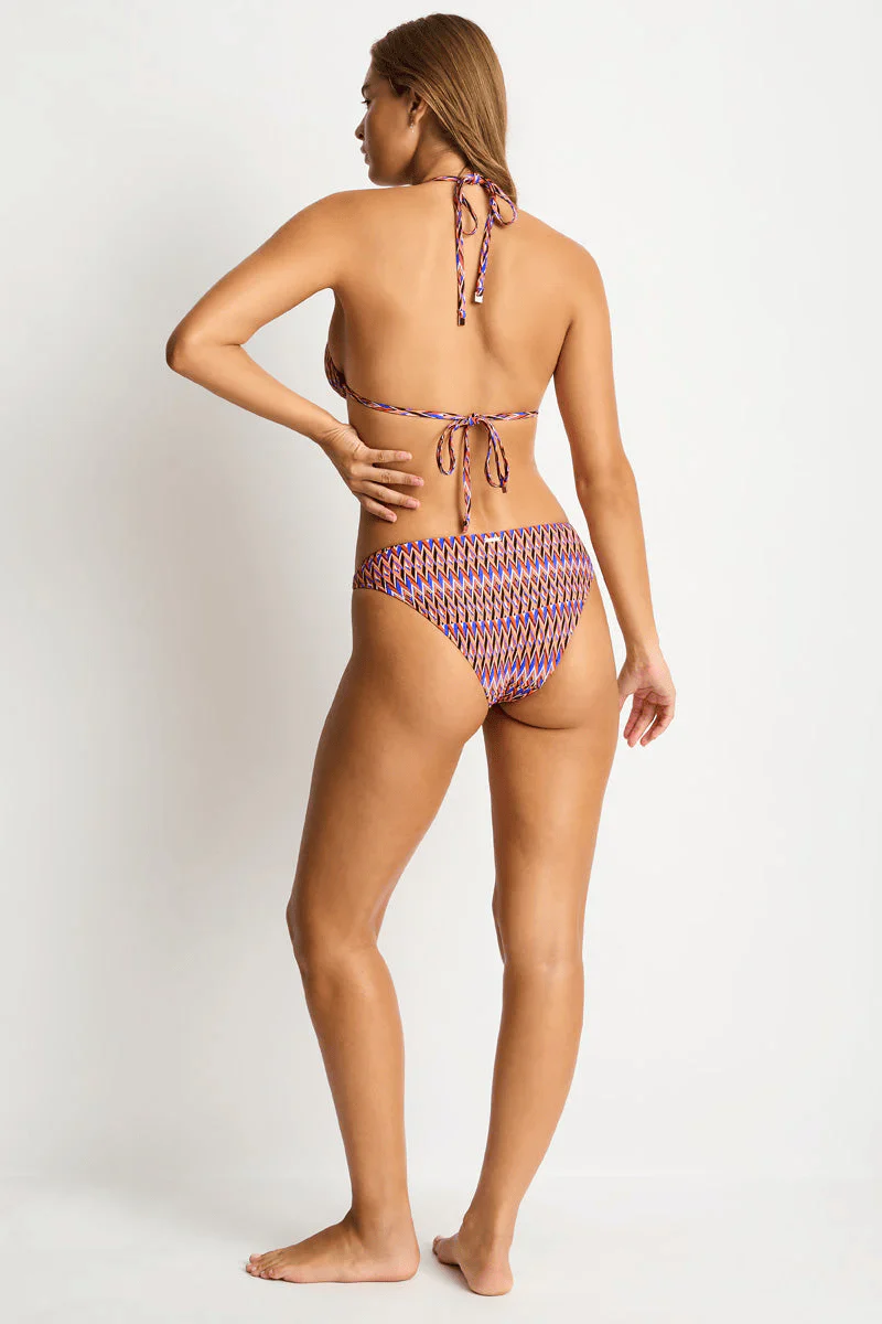 Sea Level Tessera Chain Link Bikini Pant - Blue - Image 3