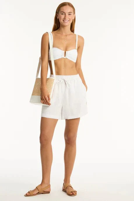 Sea Level Tidal Linen Boardwalk Short