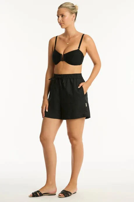 Sea Level Tidal Linen Boardwalk Short - Image 5