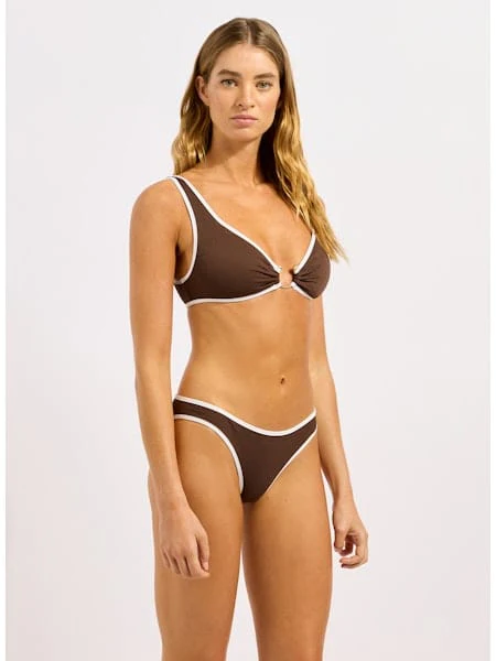 Seafolly Beach Bound Hipster Pant - Dark Chocolate - Image 5