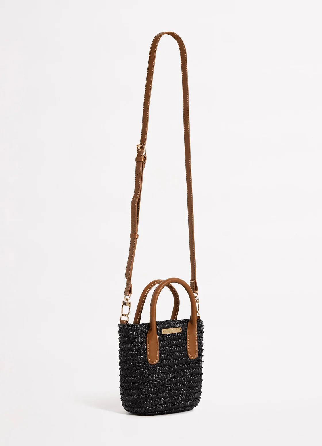 Seafolly Carried Away Micro Tote Bag -Black