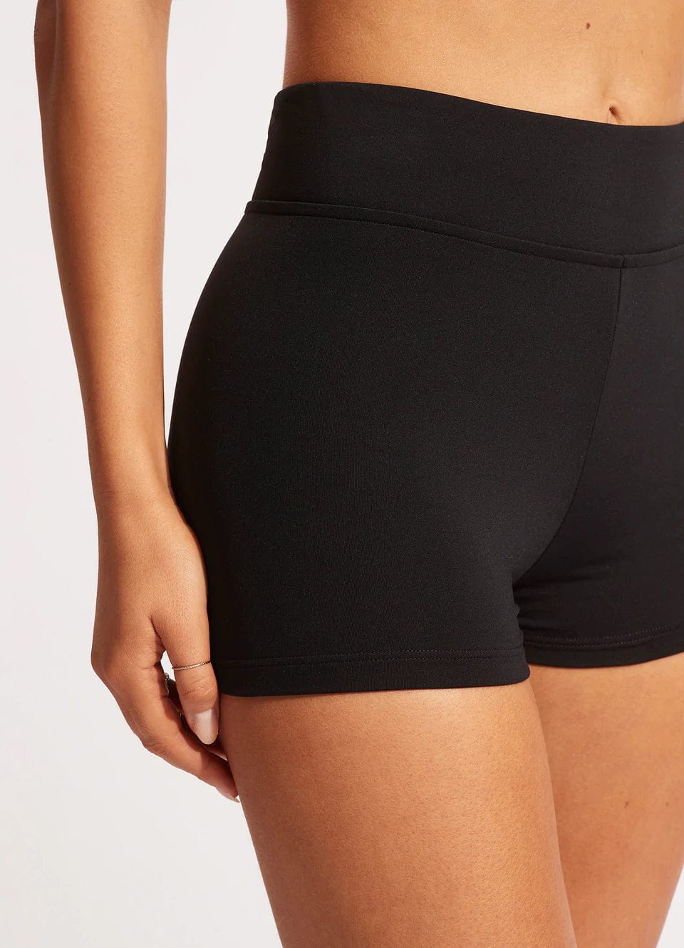 Seafolly Collective Boyleg Pant - Black - Image 5