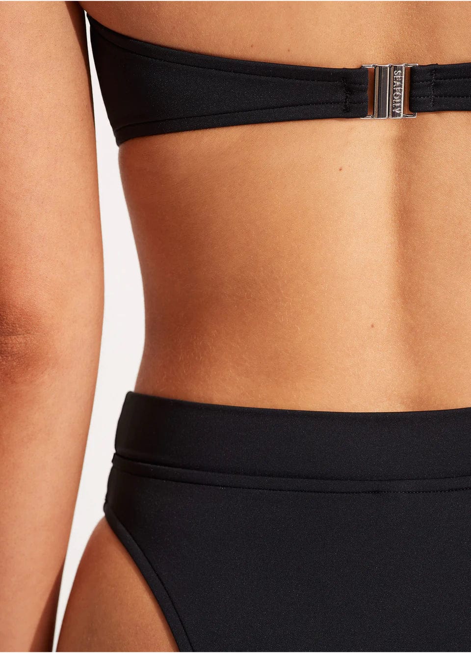 Seafolly Collective Bustier Bandeau - Black - Image 5