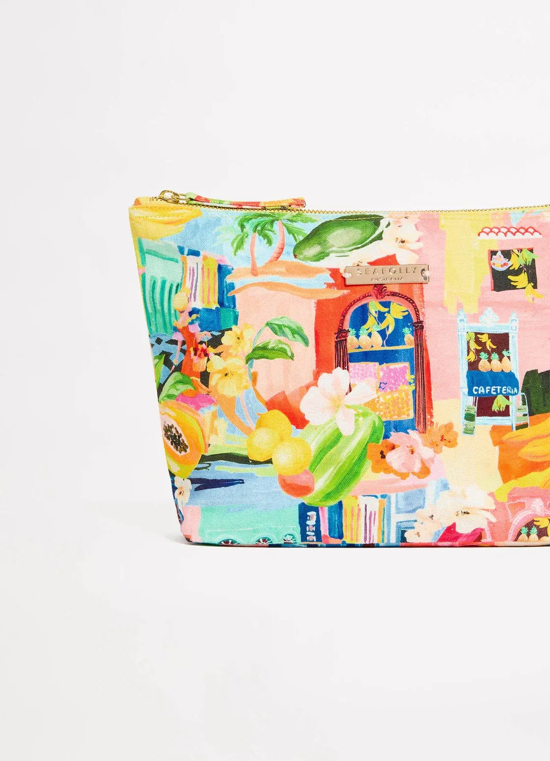 Seafolly Cuba Pouch Bag - Turquoise - Image 4