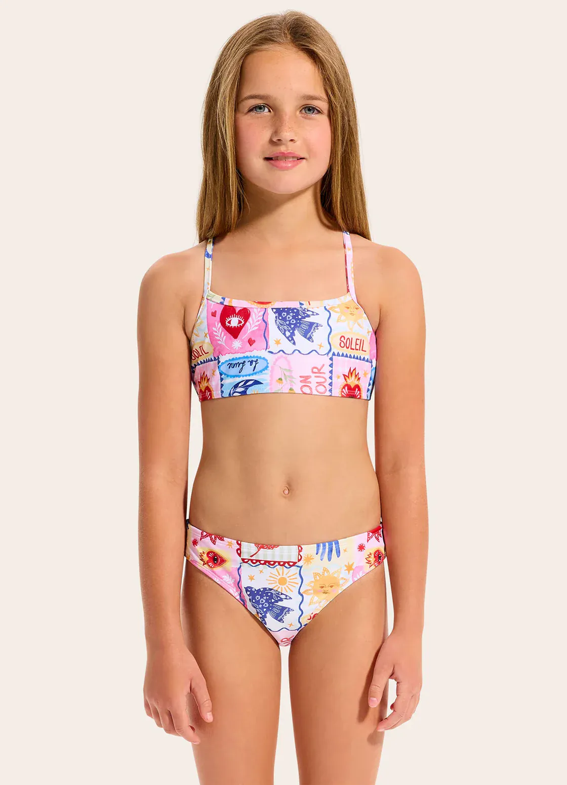 Seafolly Girls Palermo Tie Bikini Set - Image 4