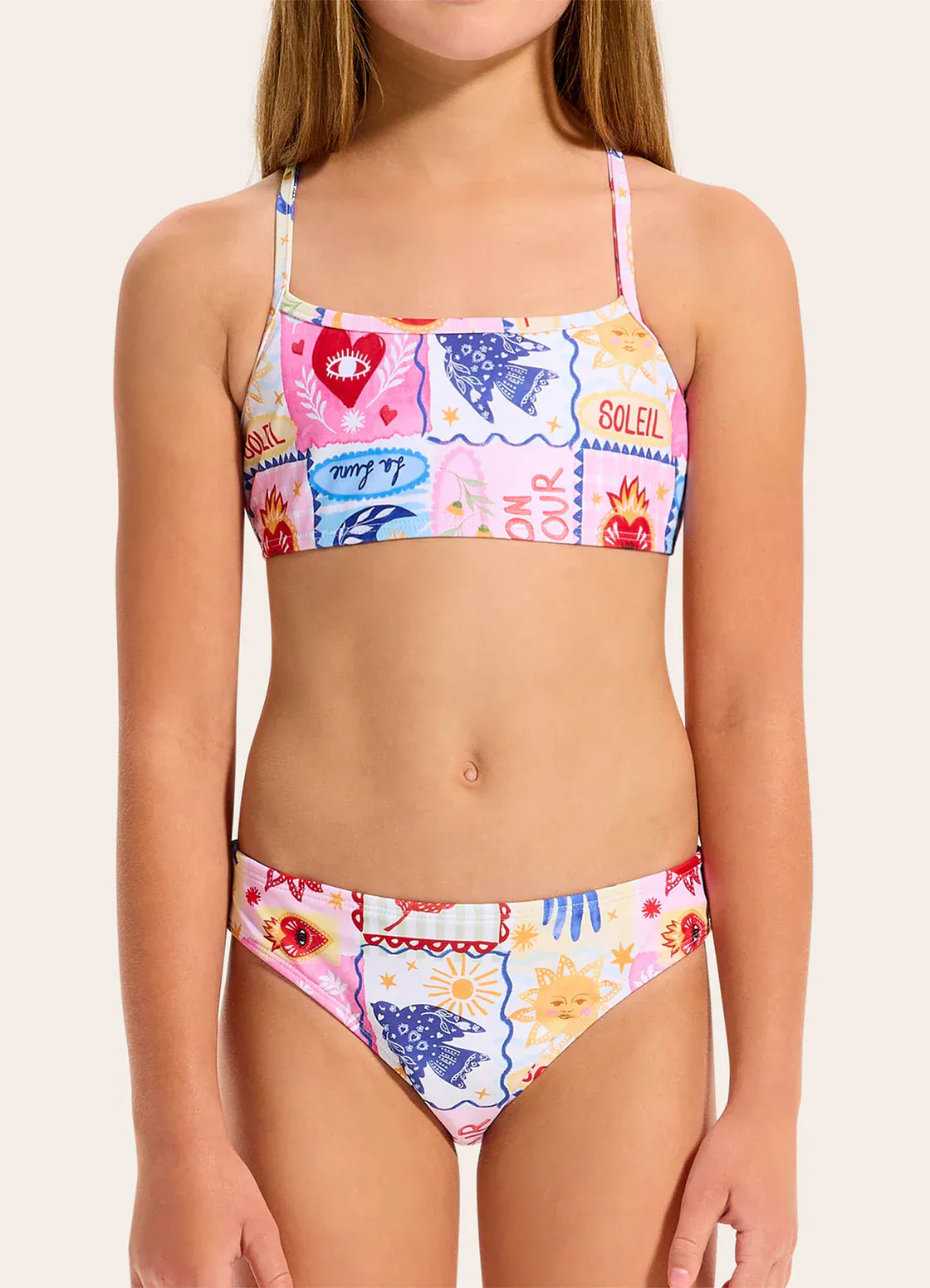 Seafolly Girls Palermo Tie Bikini Set - Image 5