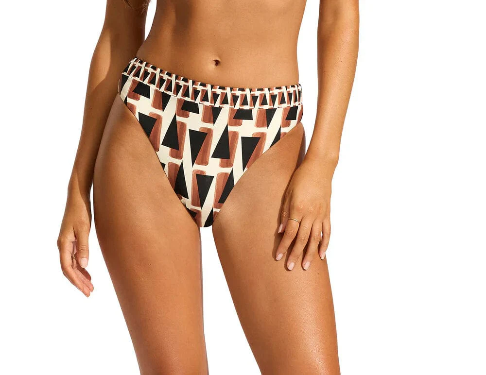 Seafolly Secret Garden High Rise Pant - Black